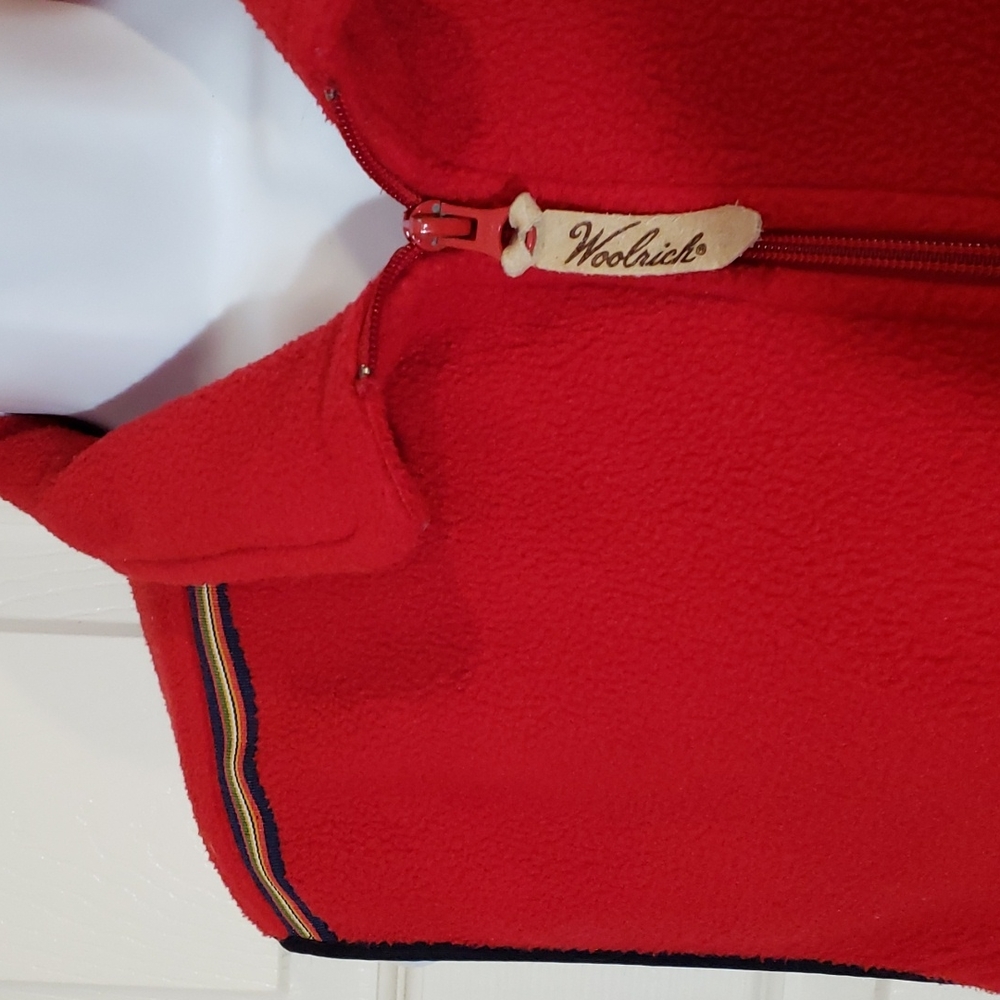 VTG. Woolrich Polartec Red Vest - Picture 6 of 9